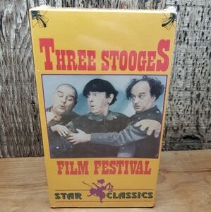 Three Stooges Film Festival VHS 📼 Brand New Factory Sealed Star Classics